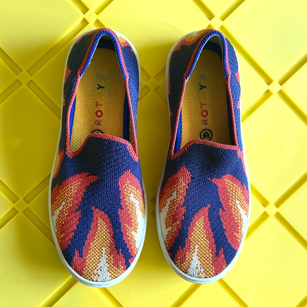 ROTHYS • Kids Sneaker – Navy Flames